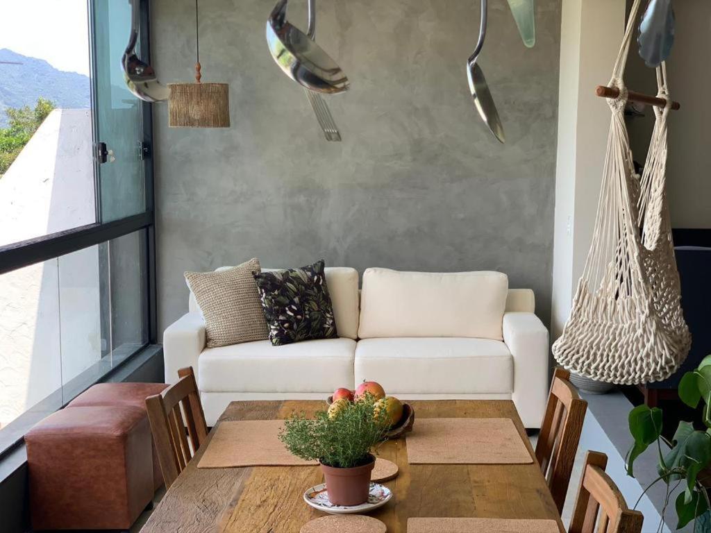 Loft Maravilhoso, Com Vista Sensacional Do Mar 公寓 Ubatuba